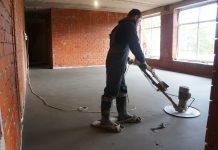 Полусухая стяжка пола машинным способом: что учесть