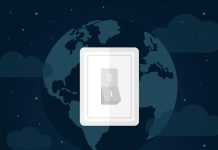 Схема одноклавишного проходного выключателя