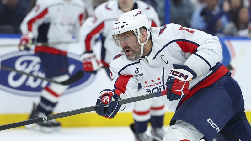 Хоккеист Овечкин забил 901-ю шайбу в матче НХЛ