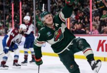 Капризов вышел на 18-е место по шайбам в НХЛ среди россиян