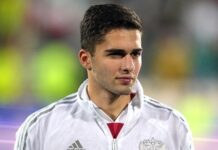 Захарян не вошел в окончательный состав сборной России на товарищеские матчи