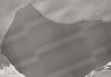 Роскосмос показал фото расколовшегося крупнейшего айсберга А-23а